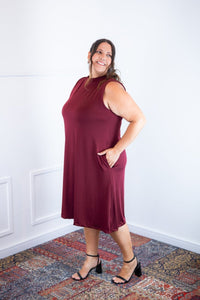 Vestido Emily - Regata de Amarrar nas Costas em Malha Confort - Naguirre Shop