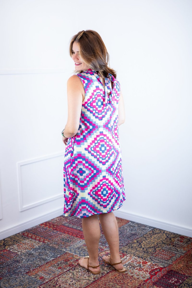 Vestido Emily - Regata de Amarrar nas Costas em Malha Confort - Naguirre Shop