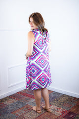 Vestido Emily - Regata de Amarrar nas Costas em Malha Confort - Naguirre Shop