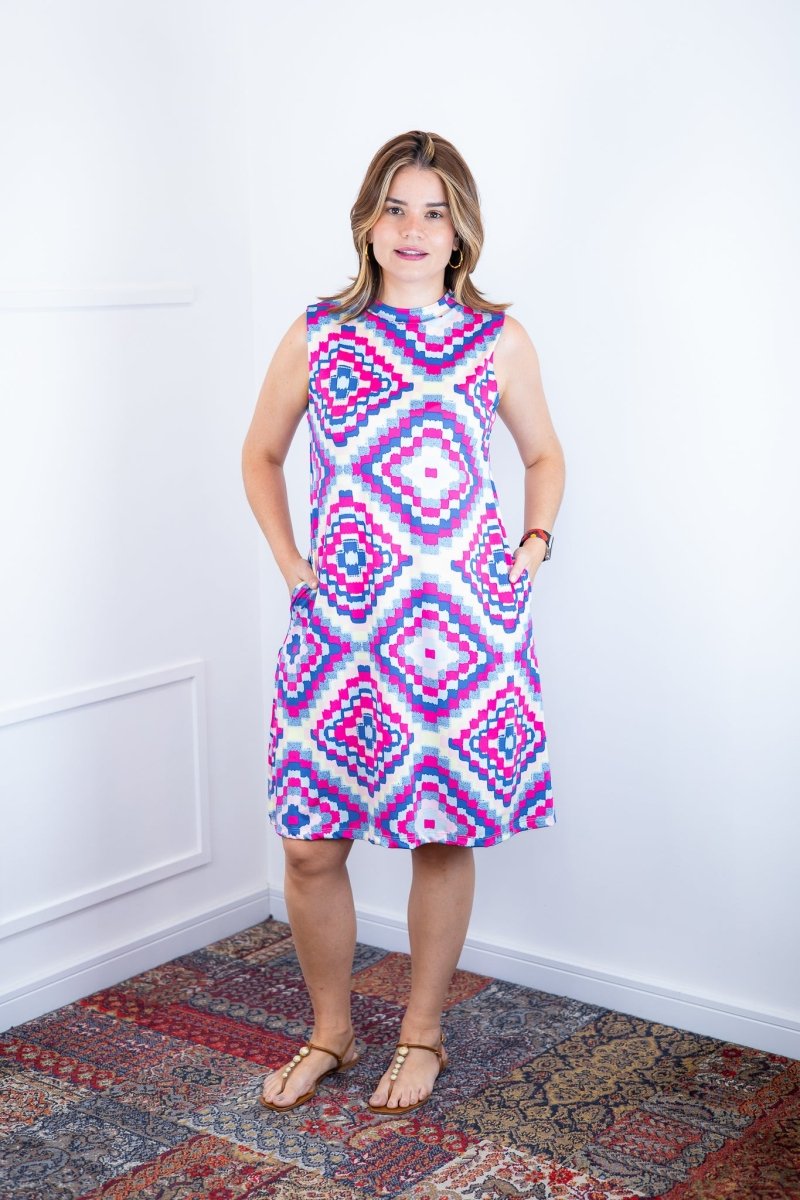 Vestido Emily - Regata de Amarrar nas Costas em Malha Confort - Naguirre Shop