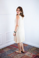 Vestido Emily - Regata de Amarrar nas Costas em Malha Confort - Naguirre Shop