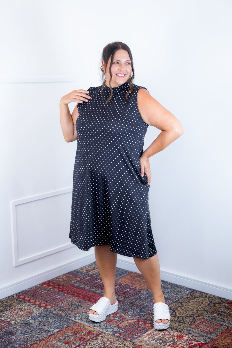 Vestido Emily - Regata de Amarrar nas Costas em Malha Confort - Naguirre Shop