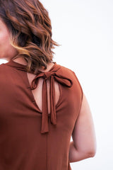 Vestido Emily - Regata de Amarrar nas Costas em Malha Confort - Naguirre Shop