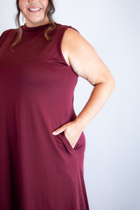 Vestido Emily - Regata de Amarrar nas Costas em Malha Confort - Naguirre Shop