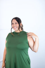 Vestido Emily - Regata de Amarrar nas Costas em Malha Confort - Naguirre Shop