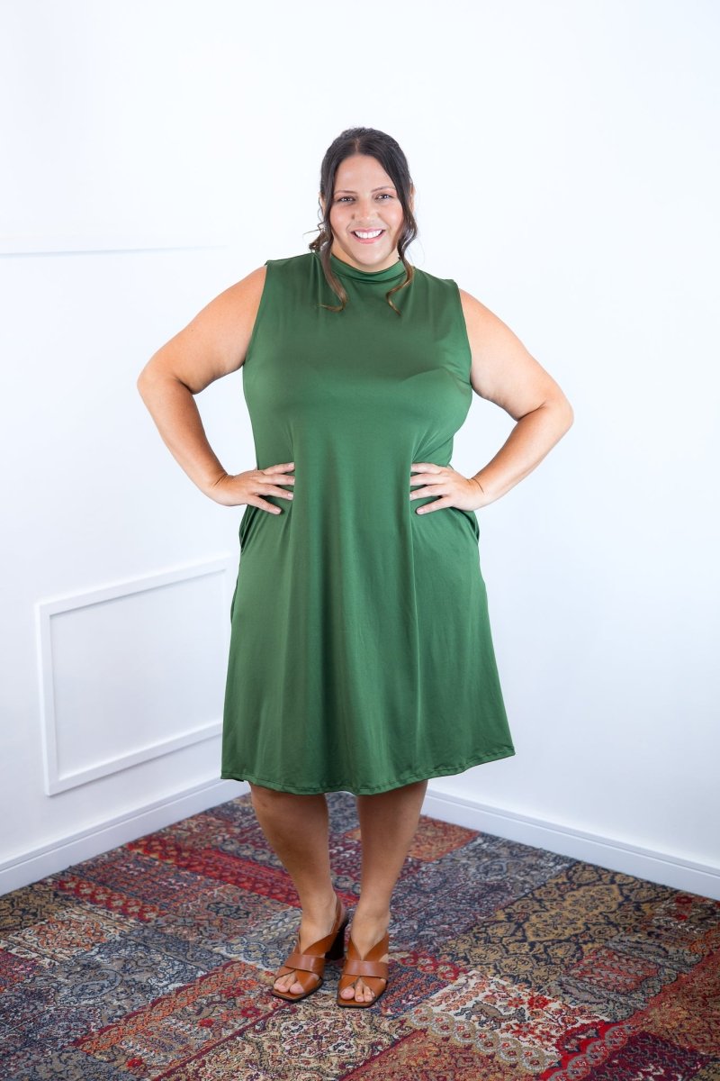 Vestido Emily - Regata de Amarrar nas Costas em Malha Confort - Naguirre Shop