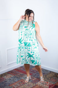 Vestido Emily - Regata de Amarrar nas Costas em Malha Confort - Naguirre Shop