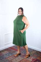 Vestido Emily - Regata de Amarrar nas Costas em Malha Confort - Naguirre Shop