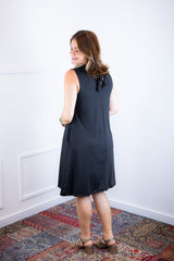 Vestido Emily - Regata de Amarrar nas Costas em Malha Confort - Naguirre Shop