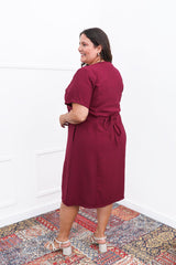 Vestido Fabiana – Midi em Viscose Marrant com Manga e Bolsos - Naguirre Shop
