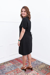 Vestido Fabiana – Midi em Viscose Marrant com Manga e Bolsos - Naguirre Shop