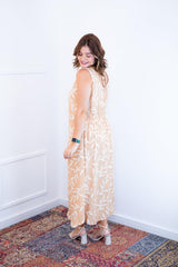 Vestido Gabriela - Regata Longuete com Decote V em Viscolinho - Naguirre Shop