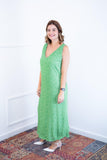 Vestido Gabriela - Regata Longuete com Decote V em Viscolinho - Naguirre Shop