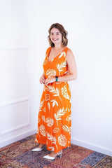 Vestido Gabriela - Regata Longuete com Decote V em Viscolinho - Naguirre Shop