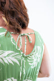 Vestido Gabriela - Regata Longuete com Decote V em Viscolinho - Naguirre Shop