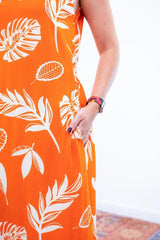 Vestido Gabriela - Regata Longuete com Decote V em Viscolinho - Naguirre Shop
