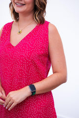 Vestido Gabriela - Regata Longuete com Decote V em Viscolinho - Naguirre Shop