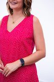Vestido Gabriela - Regata Longuete com Decote V em Viscolinho - Naguirre Shop