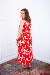 Vestido Gabriela - Regata Longuete com Decote V em Viscolinho - Naguirre Shop