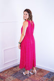 Vestido Gabriela - Regata Longuete com Decote V em Viscolinho - Naguirre Shop