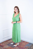 Vestido Gabriela - Regata Longuete com Decote V em Viscolinho - Naguirre Shop