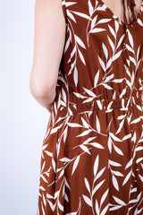 Vestido Gabriela - Regata Longuete com Decote V em Viscolinho - Naguirre Shop