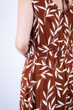 Vestido Gabriela - Regata Longuete com Decote V em Viscolinho - Naguirre Shop