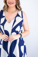 Vestido Gabriela - Regata Longuete com Decote V em Viscolinho - Naguirre Shop