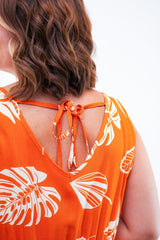 Vestido Gabriela - Regata Longuete com Decote V em Viscolinho - Naguirre Shop