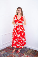 Vestido Gabriela - Regata Longuete com Decote V em Viscolinho - Naguirre Shop