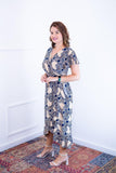 Vestido Havaí - Malha Confort Manga Envelope - Naguirre Shop