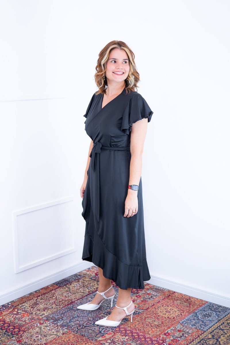 Vestido Havaí - Malha Confort Manga Envelope - Naguirre Shop