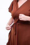 Vestido Havaí - Malha Confort Manga Envelope - Naguirre Shop
