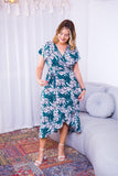Vestido Havaí - Malha Confort Manga Envelope - Naguirre Shop