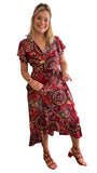 Vestido Havaí - Malha Confort Manga Envelope - Naguirre Shop