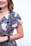 Vestido Havaí - Malha Confort Manga Envelope - Naguirre Shop