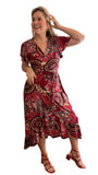 Vestido Havaí - Malha Confort Manga Envelope - Naguirre Shop