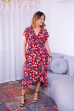 Vestido Havaí - Malha Confort Manga Envelope - Naguirre Shop