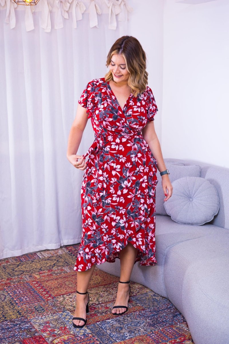 Vestido Havaí - Malha Confort Manga Envelope - Naguirre Shop