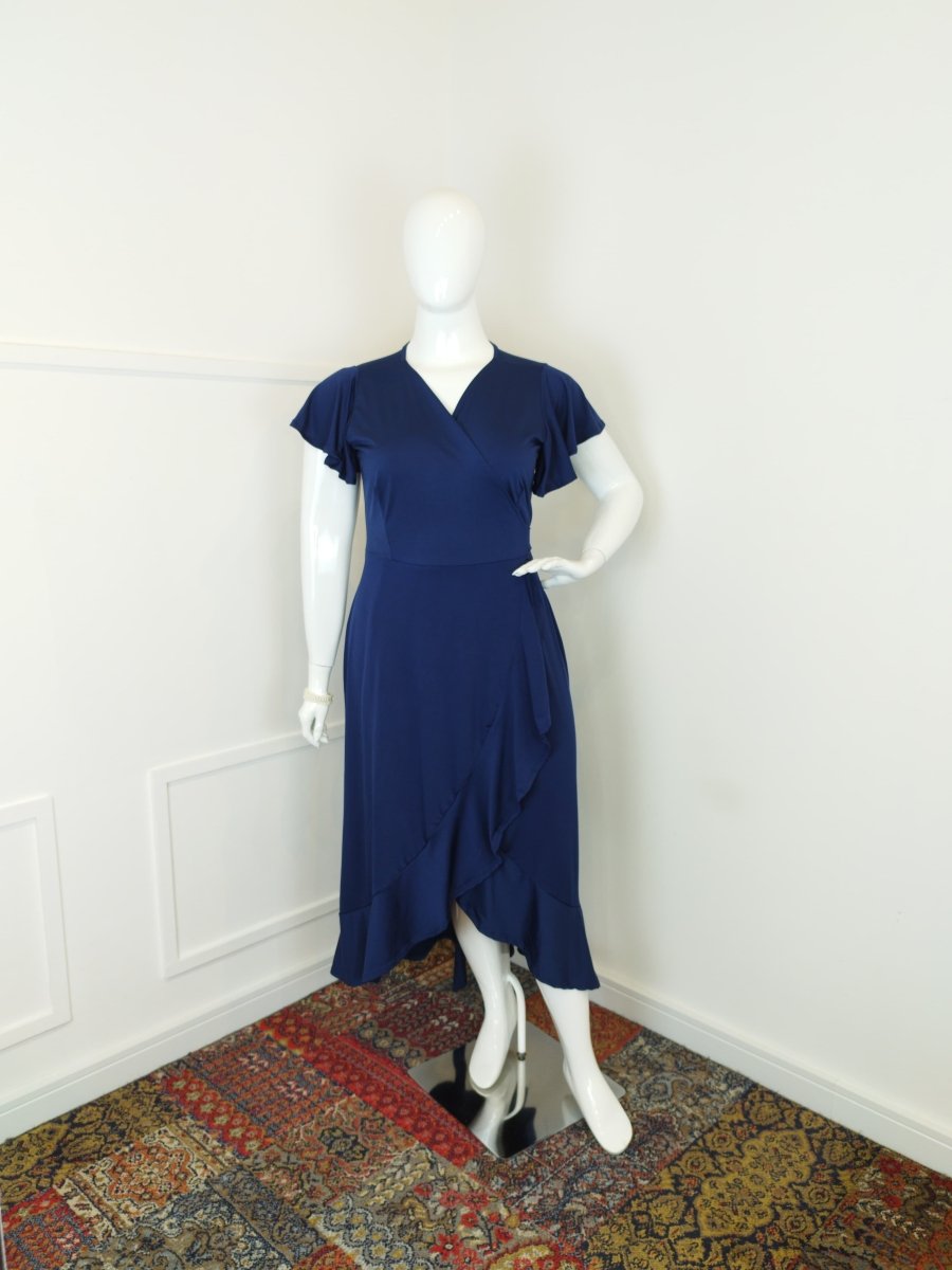 Vestido Havaí - Malha Confort Manga Envelope - Naguirre Shop