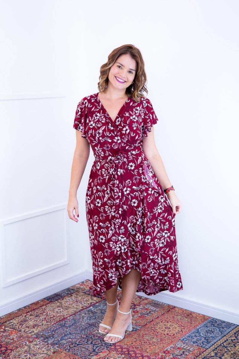 Vestido Havaí - Malha Confort Manga Envelope - Naguirre Shop