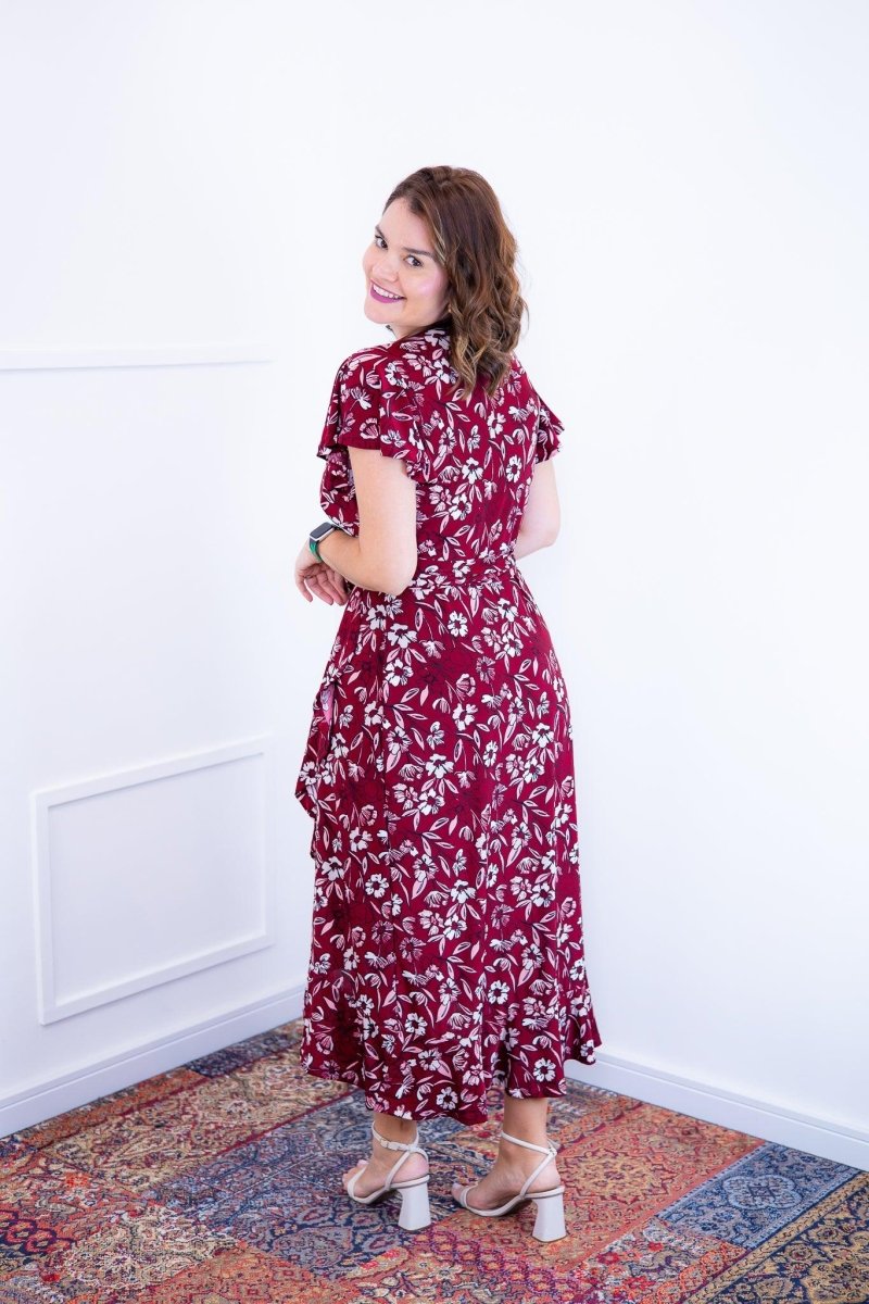 Vestido Havaí - Malha Confort Manga Envelope - Naguirre Shop