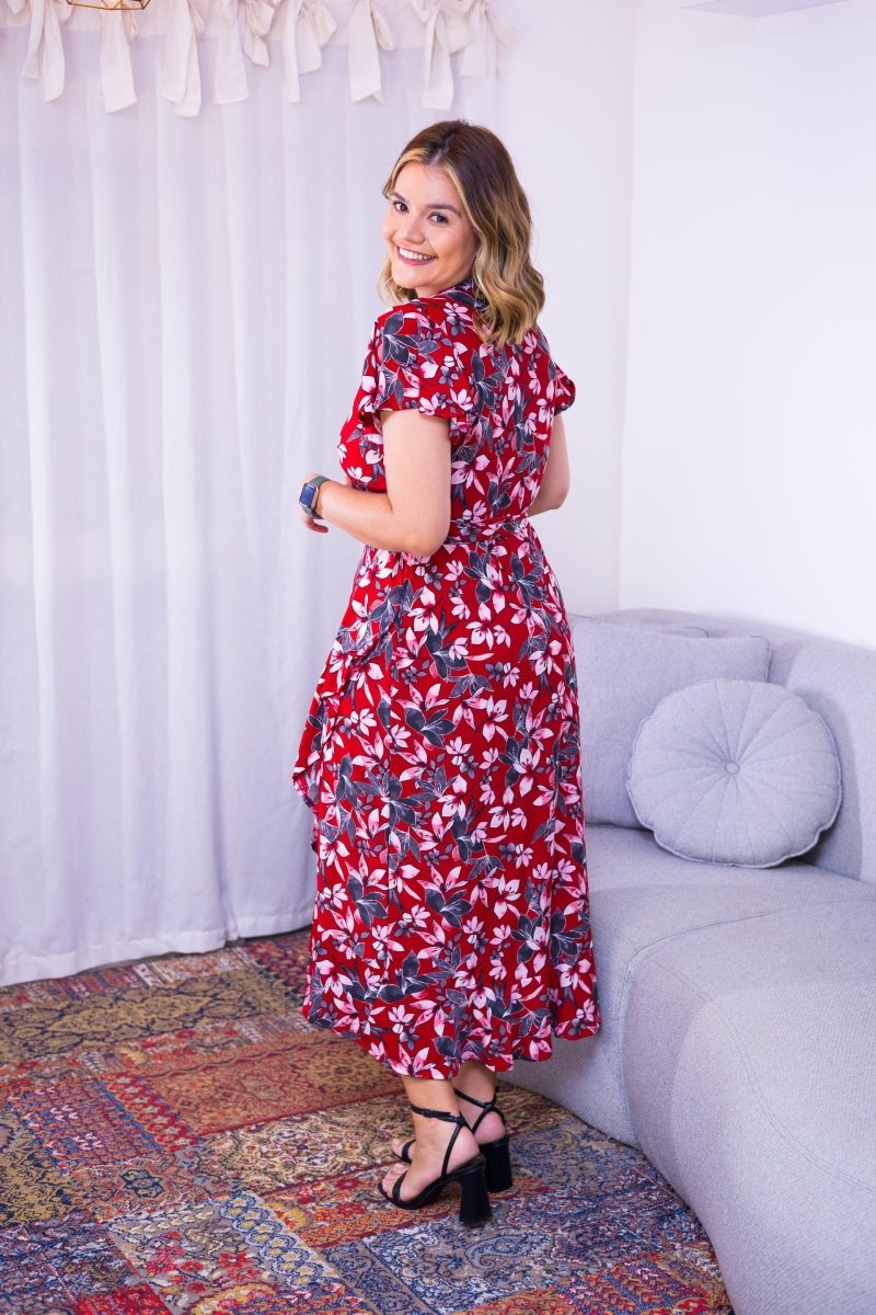 Vestido Havaí - Malha Confort Manga Envelope - Naguirre Shop