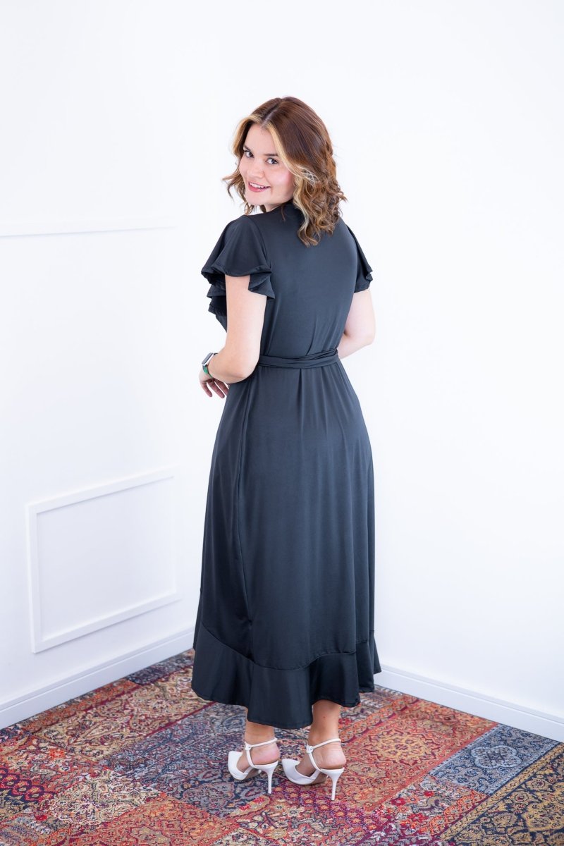 Vestido Havaí - Malha Confort Manga Envelope - Naguirre Shop