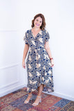 Vestido Havaí - Malha Confort Manga Envelope - Naguirre Shop