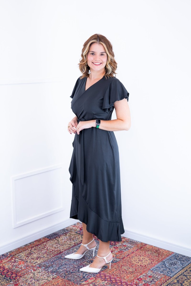 Vestido Havaí - Malha Confort Manga Envelope - Naguirre Shop