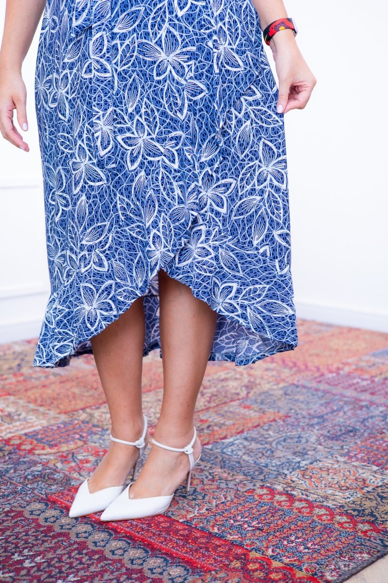 Vestido Havaí - Malha Confort Manga Envelope - Naguirre Shop