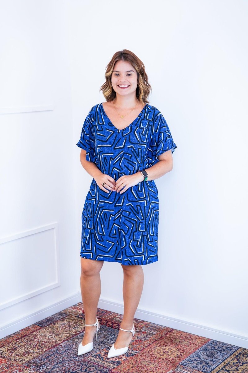 Vestido Helena - Malha Confort Manga Morcego - Naguirre Shop
