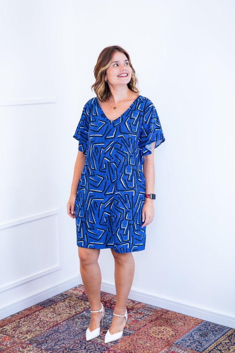 Vestido Helena - Malha Confort Manga Morcego - Naguirre Shop