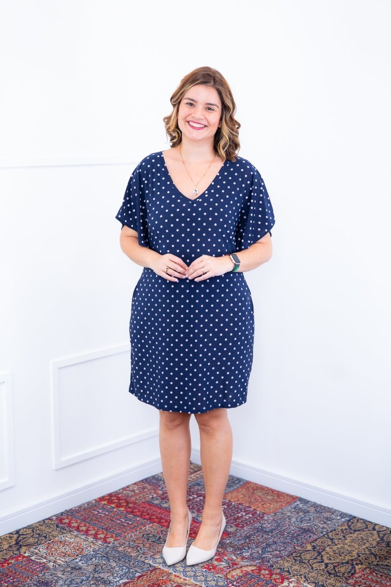 Vestido Helena - Malha Confort Manga Morcego - Naguirre Shop